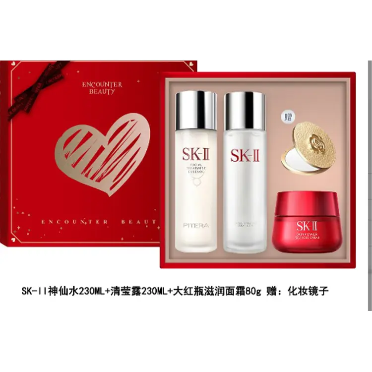 Набор уходовой косметики SK-II: сыворотка Goddess Water, 230 мл + лосьон, 230 мл + лосьон освежающий, 80 г + шоппер — фото 3