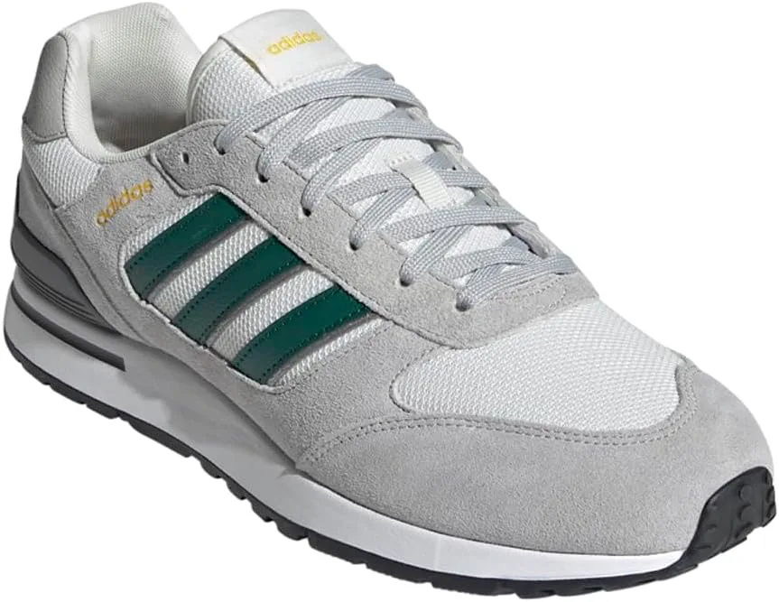 Мужские кроссовки Adidas Run 80s, серый/зеленый/белый — фото 2