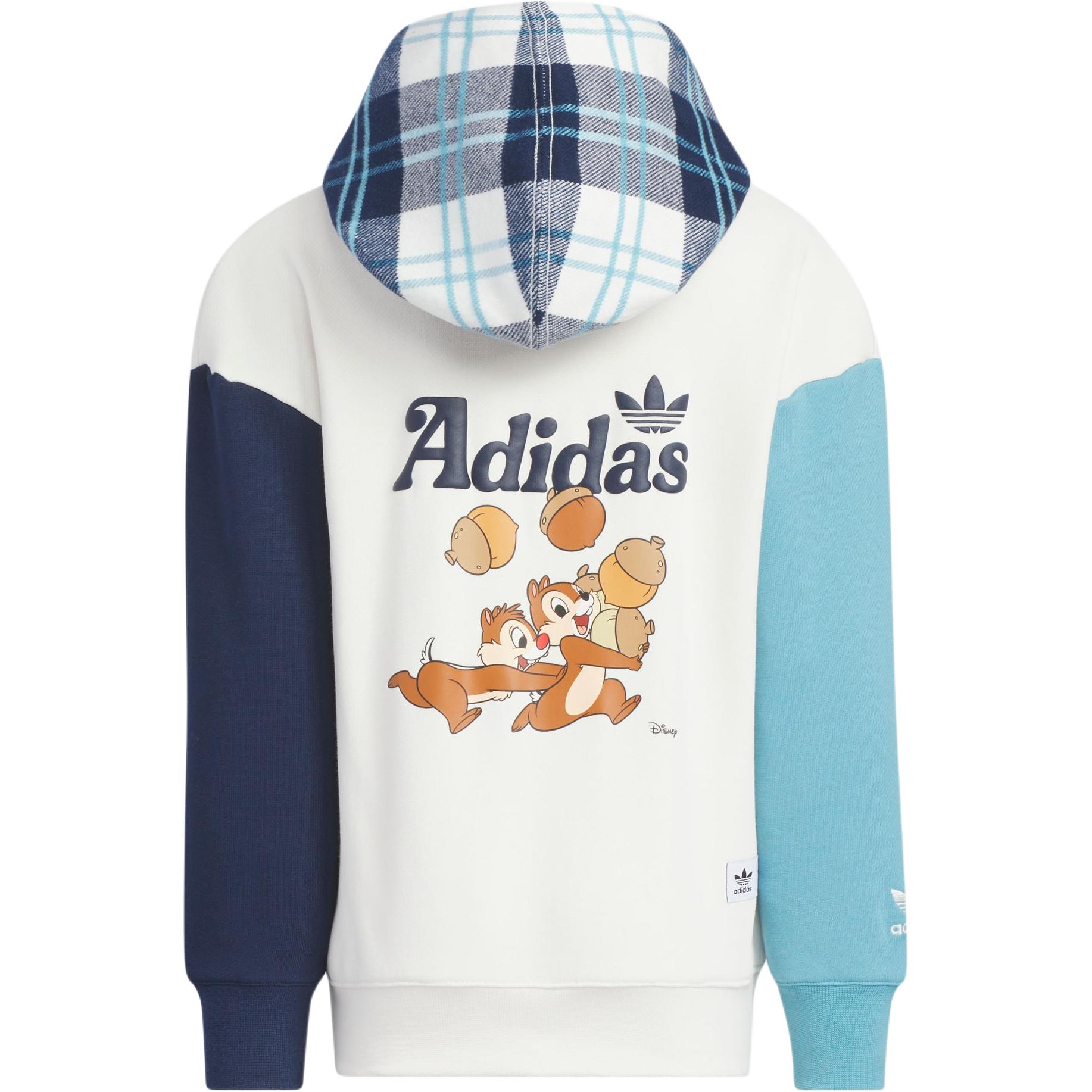 Adidas Originals Толстовка Disney, вязаный худи, белый, для детей 3-7 лет — фото 4