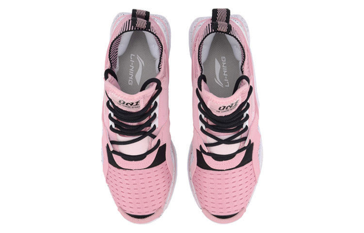Спортивные кроссовки (WMNS) Li-Ning 001 T1000 No Boundry Mid 'Pink Black', красный — фото 4