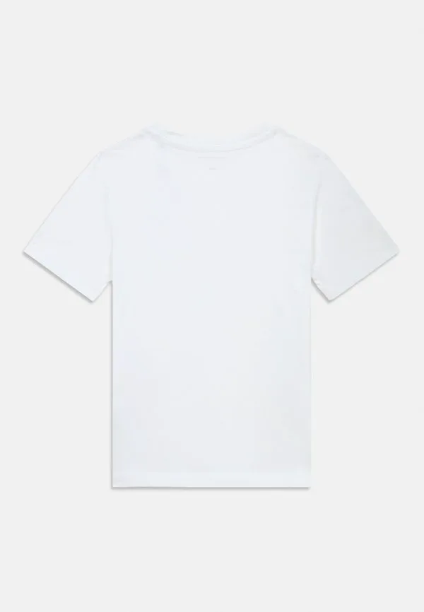 Минималистичная базовая футболка унисекс с логотипом Calvin Klein Jeans, Bright White — фото 2
