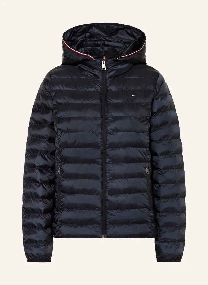 

Стеганая куртка со съемным капюшоном Tommy Hilfiger, синий