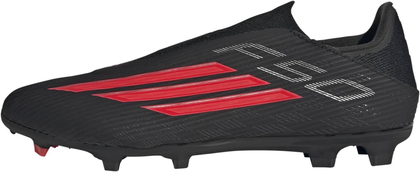 

Футбольные бутсы Adidas Унисекс-взрослые Бутсы F50 League без шнурков для твердого/разного грунта, черный/красный/ярко-красный