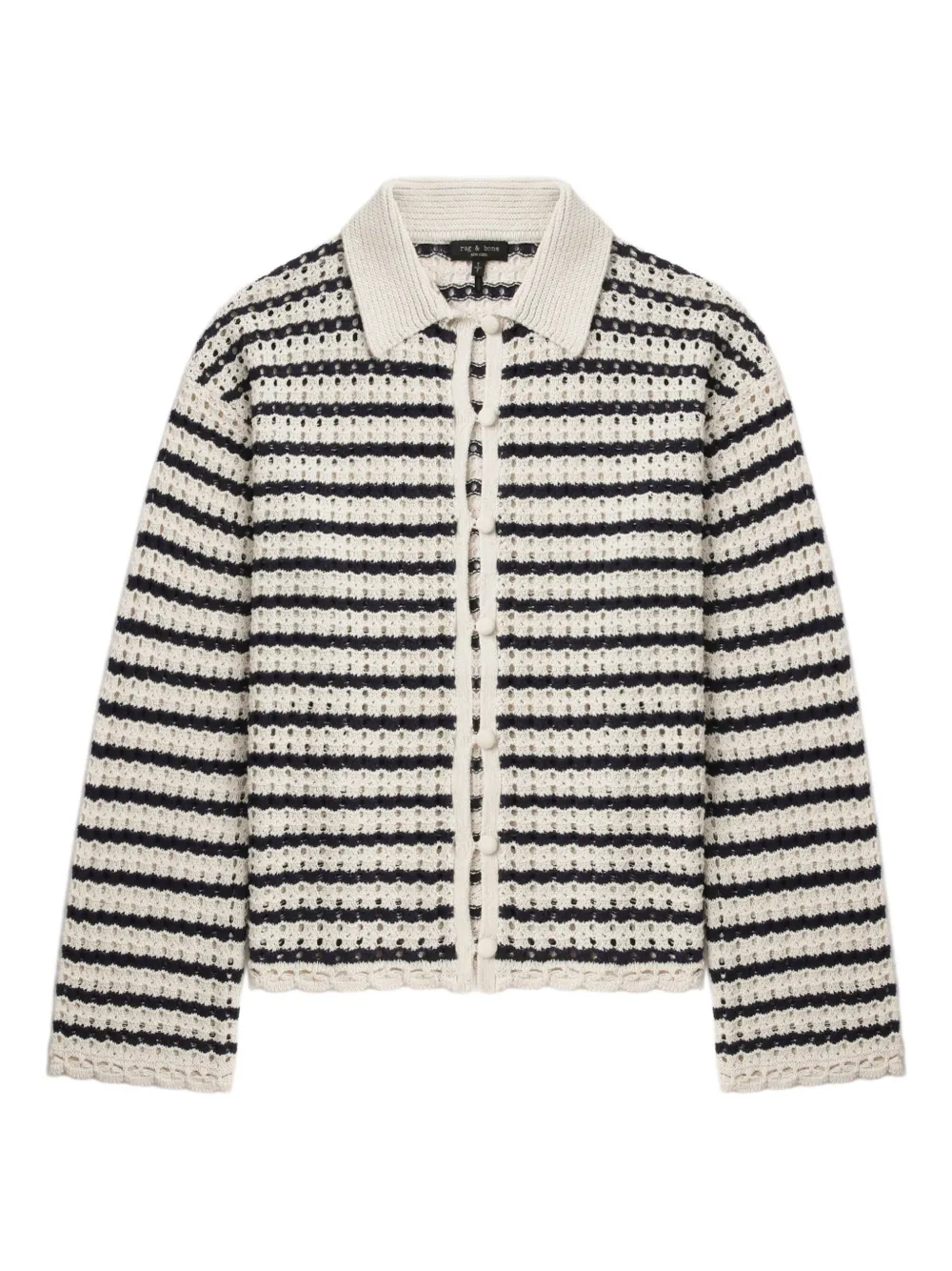 

Кардиган в полоску rag & bone, нейтральный