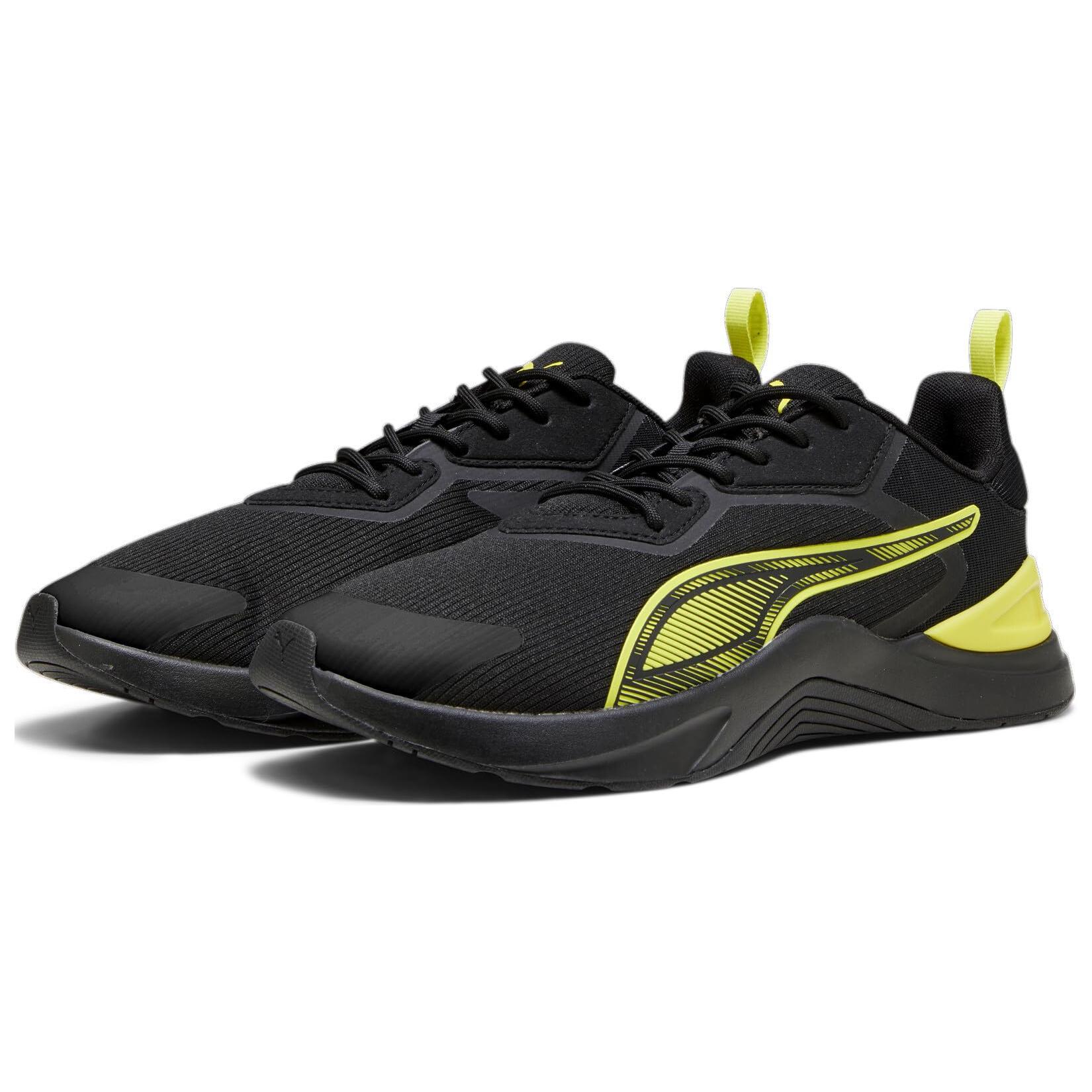 Инфьюжн Низкие Топы Тренировочные Кроссовки Мужские Черные PUMA — фото 3