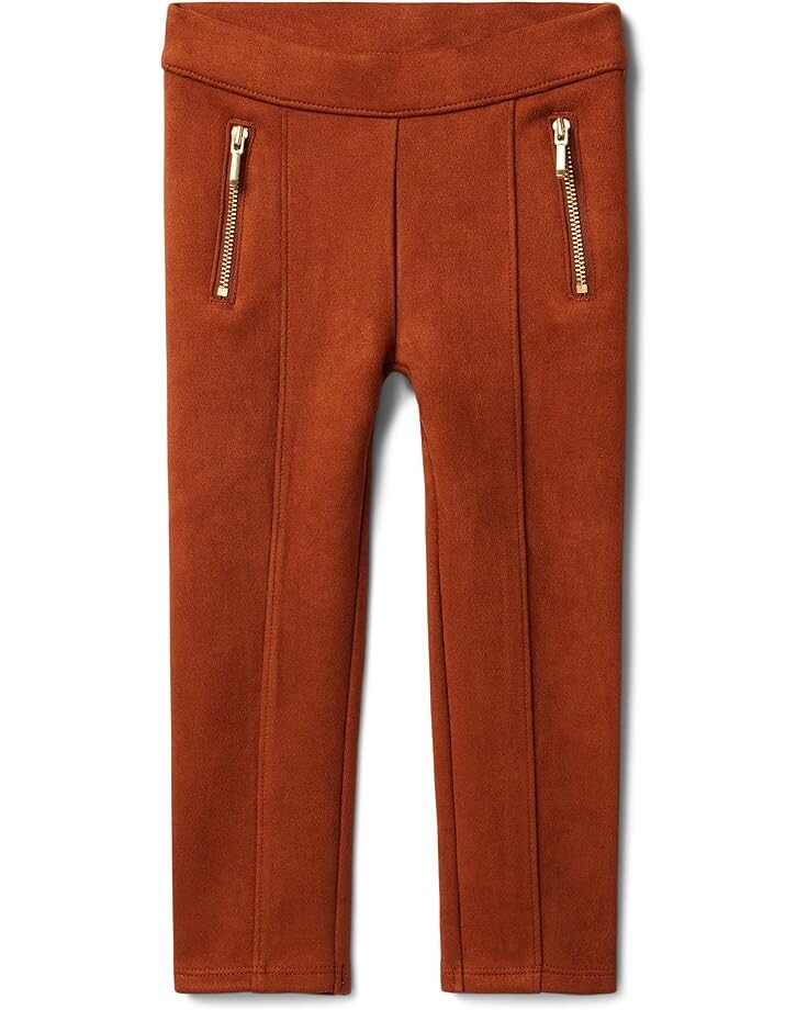 

Брюки Janie and Jack Faux Suede Leggings, коричневый