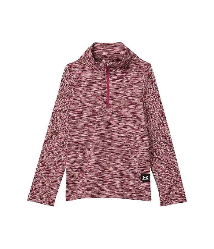 Топ Twist 1/2 Zip Under Armour Kids, Fuchsia Dusk