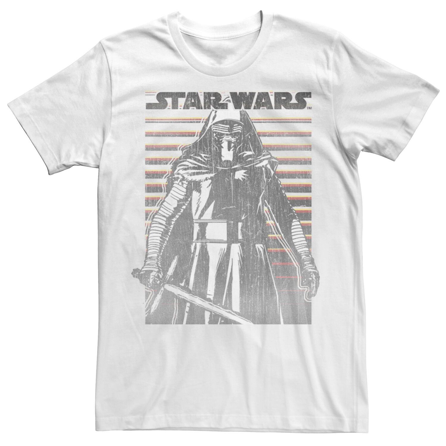 

Мужская футболка Star Wars Force Awakens Kylo Ren One Licensed Character, белый