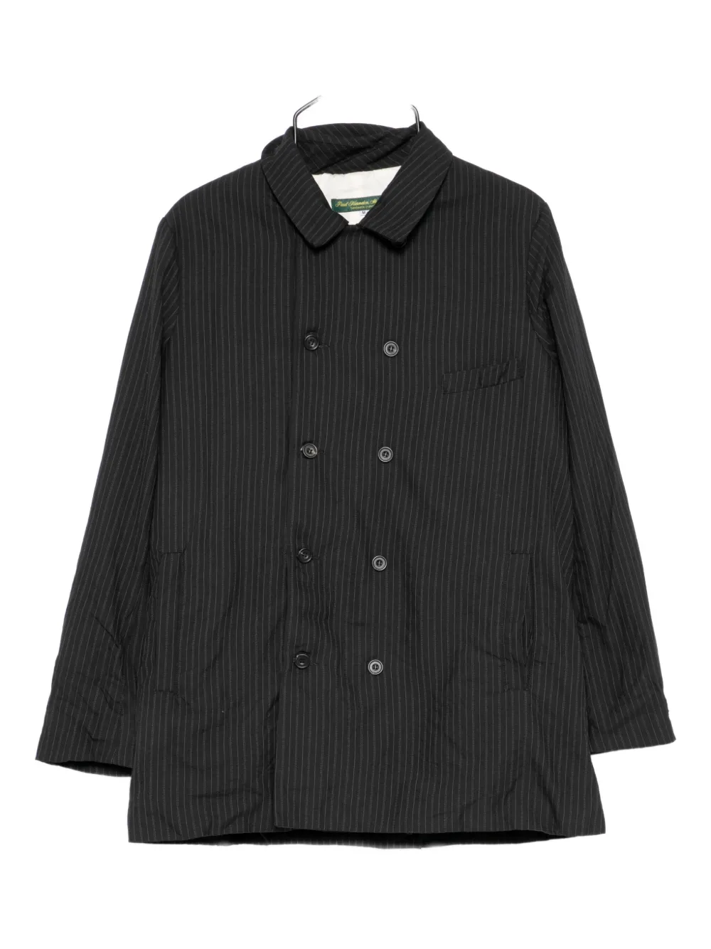 

Двубортный жакет в полоску PAUL HARNDEN, черный