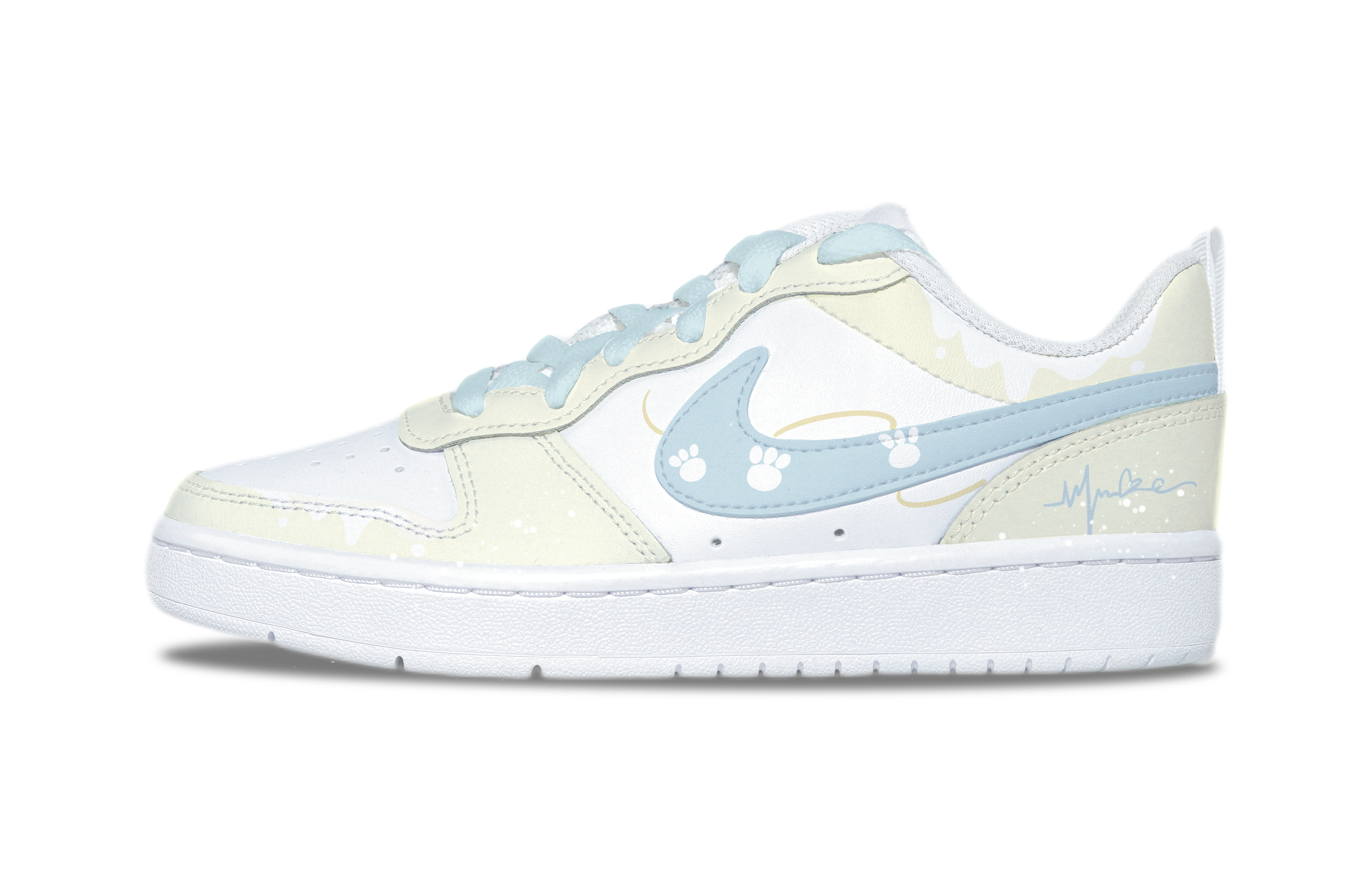 Nike Кроссовки для скейтборда Court Borough Low Top, женские, белые