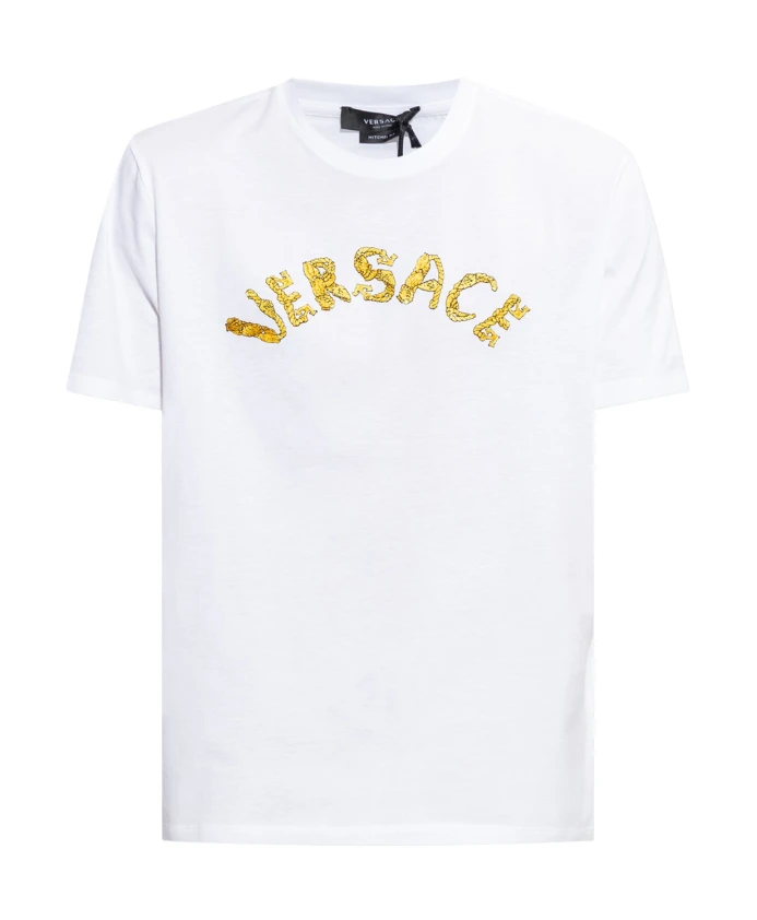 

Футболка с логотипом Versace, белый