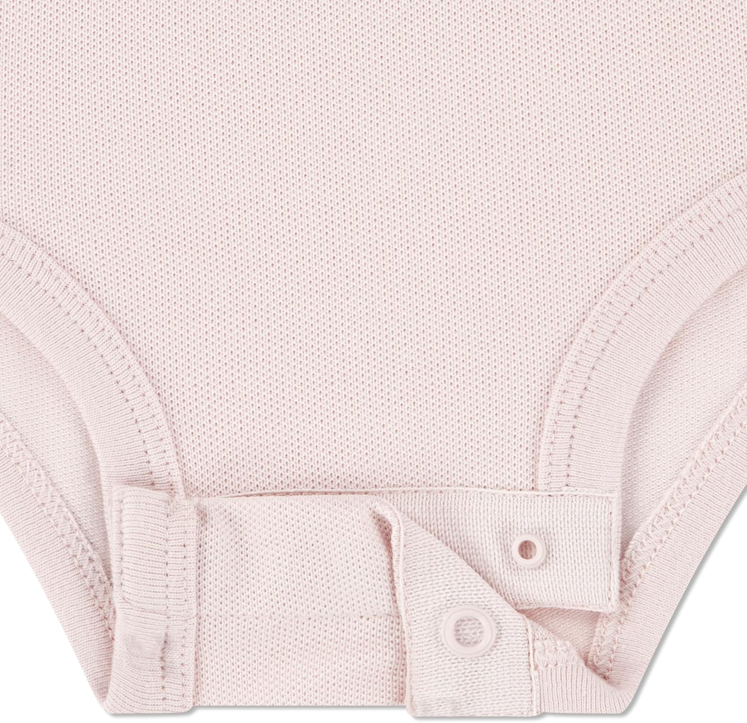 Laceste Unisex Baby Classic Pique Polo Bodysuit Lacoste, Light Pink/Ruffle — фото 3