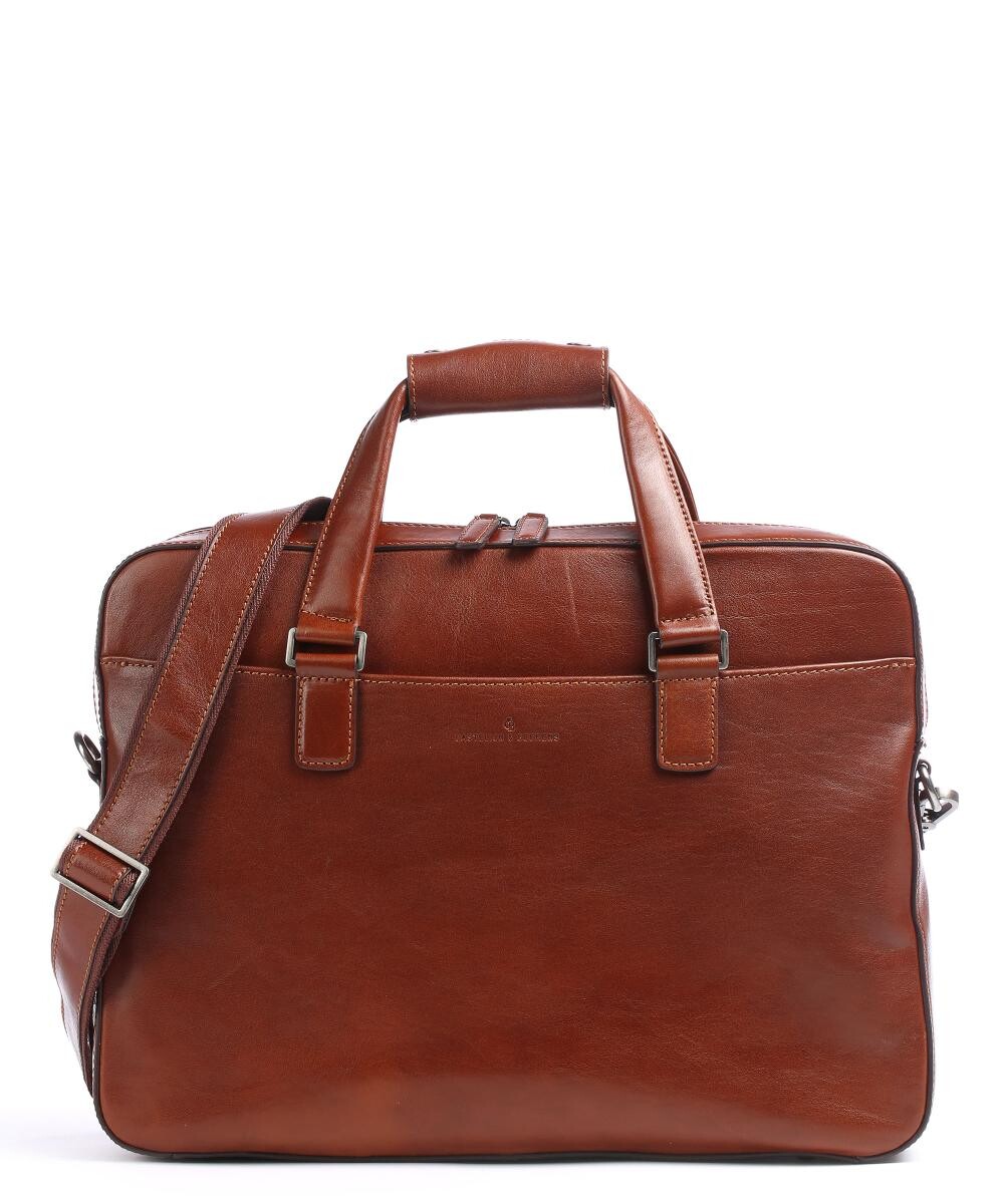 

Сумка для ноутбука Gaucho Ted 15 дюймов из мелкозернистой яловой кожи Castelijn & Beerens, коричневый