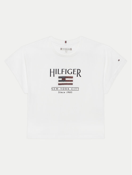 

Футболка обычного кроя KG0KG08525 D Tommy Hilfiger, белый