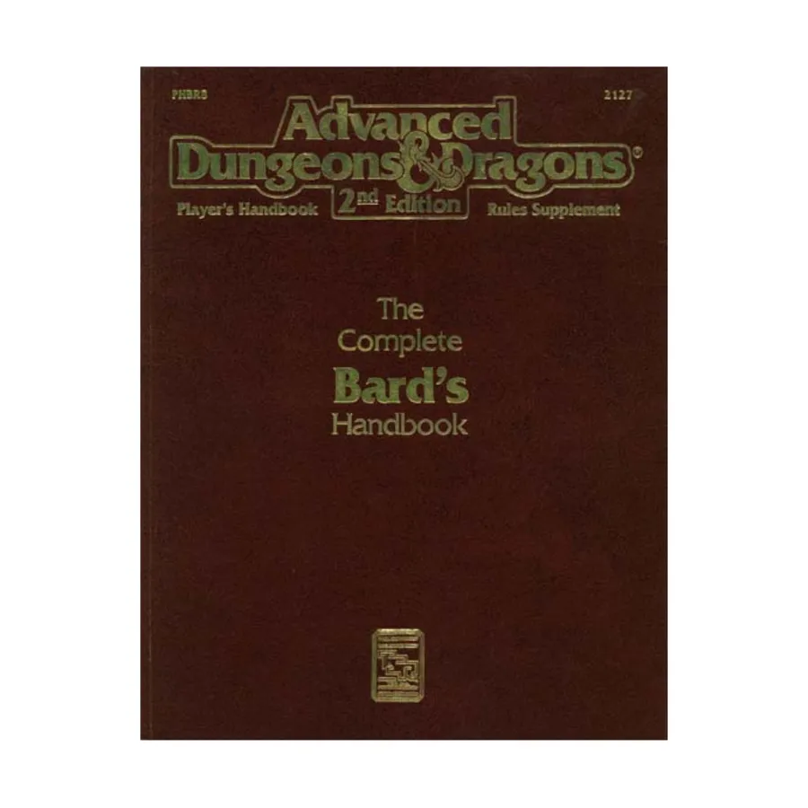 

Complete Bard's Handbook (1st Printing), Advanced Dungeons & Dragons (2nd Edition) - Player's Guides & Books, мягкая обложка