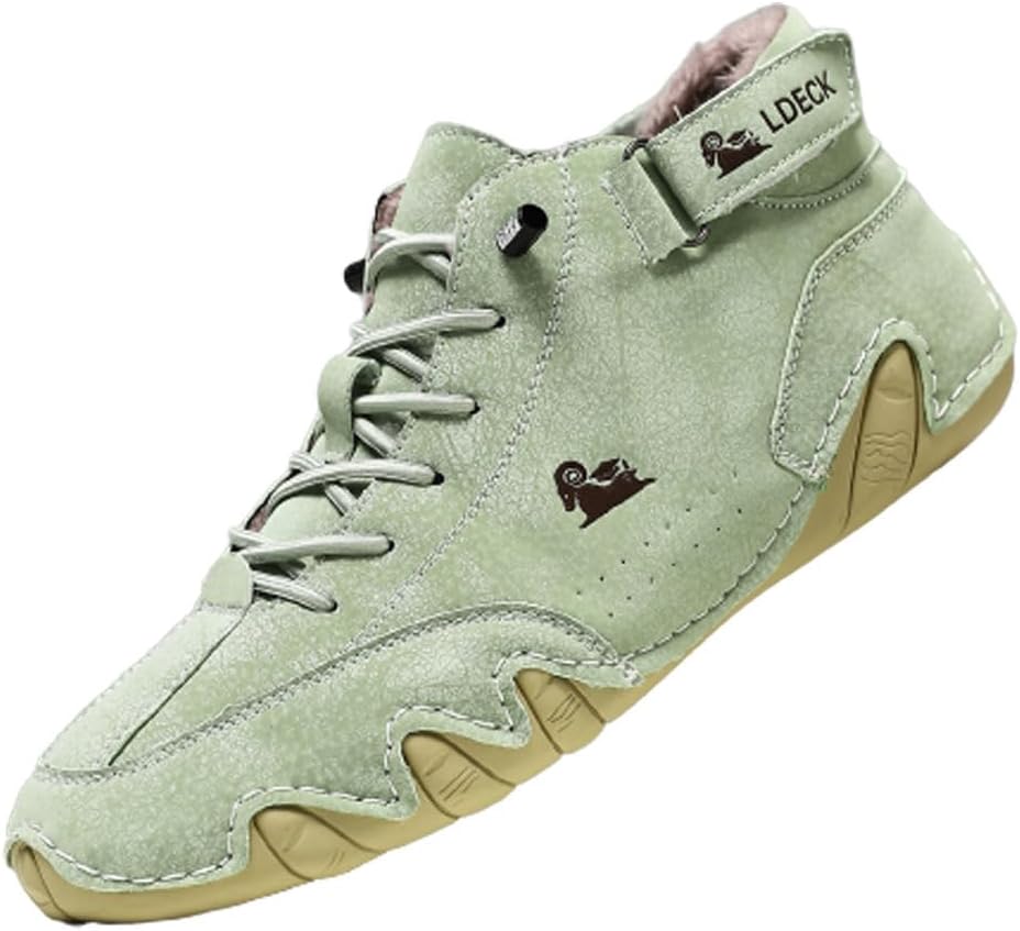 

Водонепроницаемые легкие обувь Cubicbee Explorer для походов, кемпинга и вождения на все сезоны, теплые высокие ботинки Чакка, противоскользящие итальянские спортивные ботинки ручной работы, зеленый