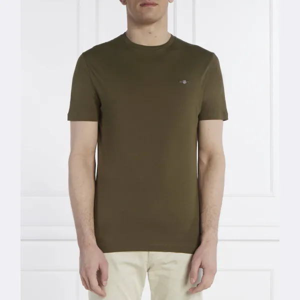 

Футболка стандартного кроя Gant, хаки