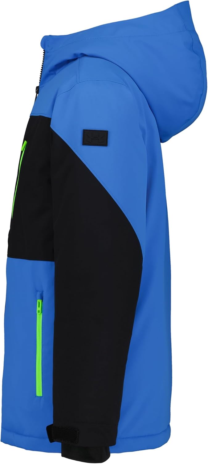 Куртка Under Armour boys Powderhound, утепленная для горных лыж, катания на сноуборде и зимних игр, Blue Atlantis — фото 3