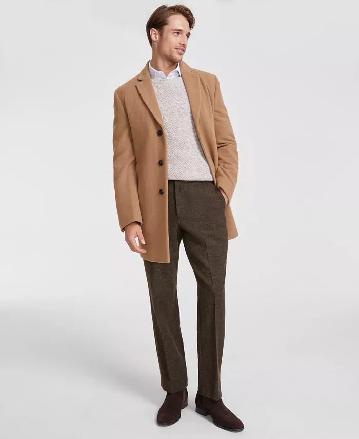 

Мужское пальто из шерстяной смеси Prosper Slim Fit Calvin Klein, черный
