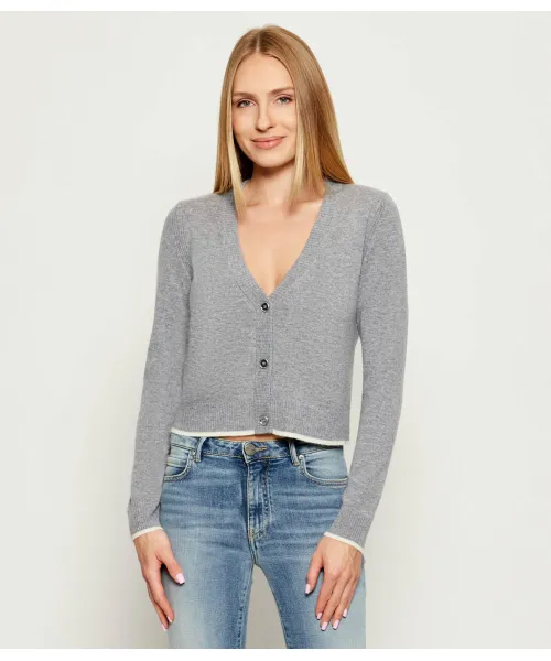 

Шерстяной кардиган Stromboli Regular fit Pinko, серый