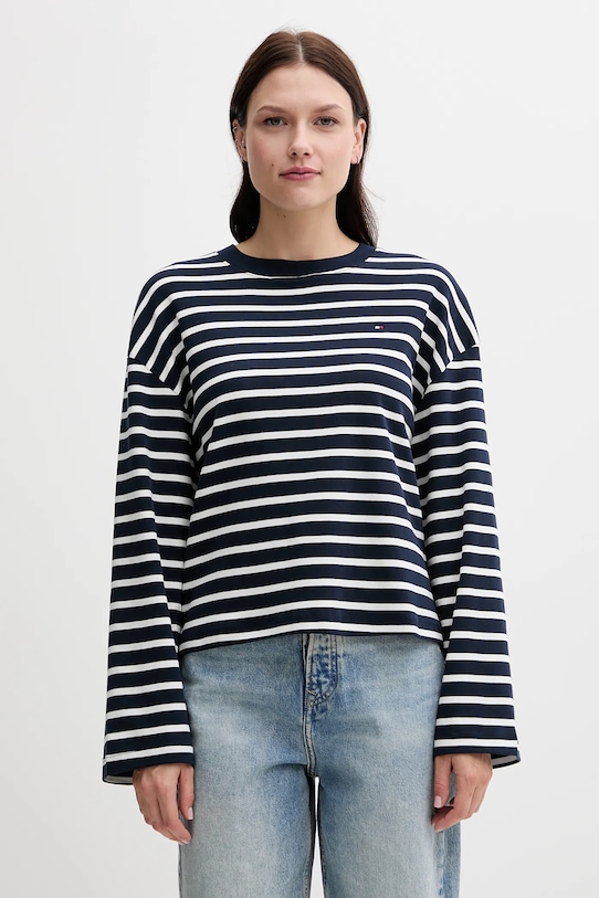 

Хлопковая водолазка Tommy Hilfiger, темно-синий