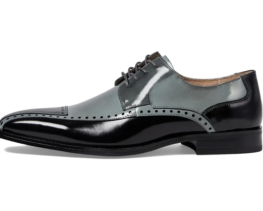 Оксфорды Stacy Adams Plaza Cap Toe Oxford, Black/Gray — фото 4