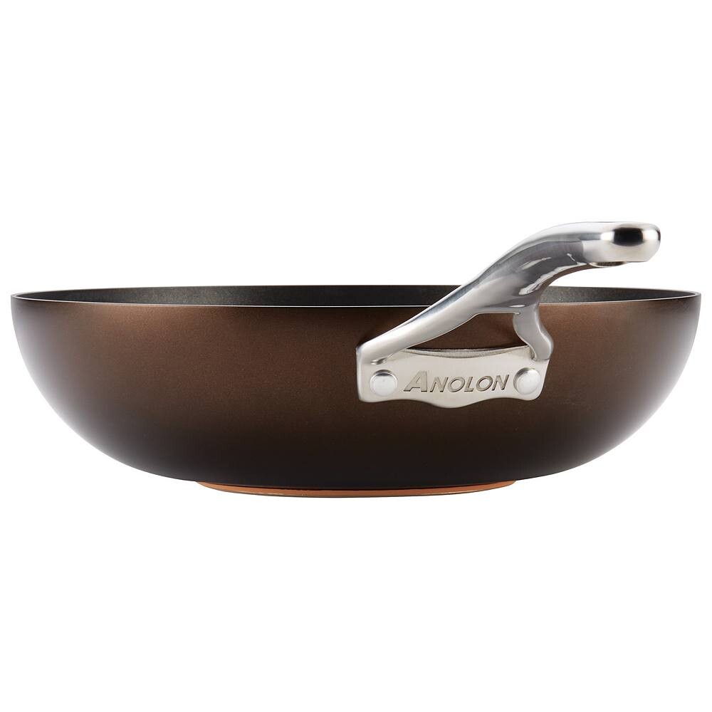 

Anolon Nouvelle Copper Luxe 12 в сковороде, коричневый