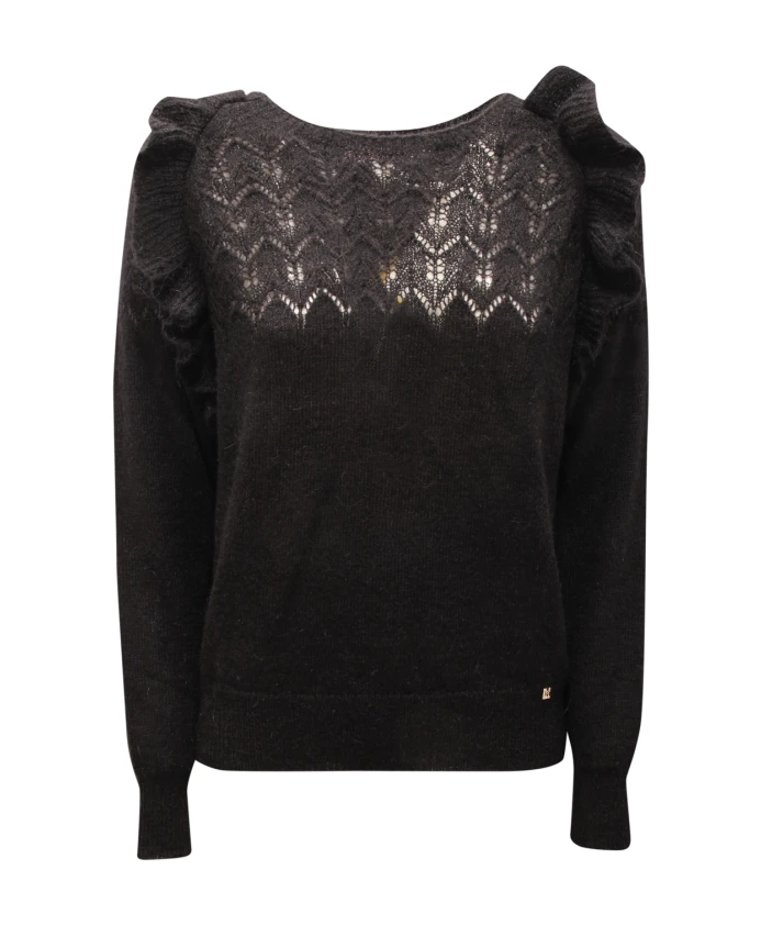 

Черный шерстяной свитер beran a22pma7938aau0000 Kocca, черный