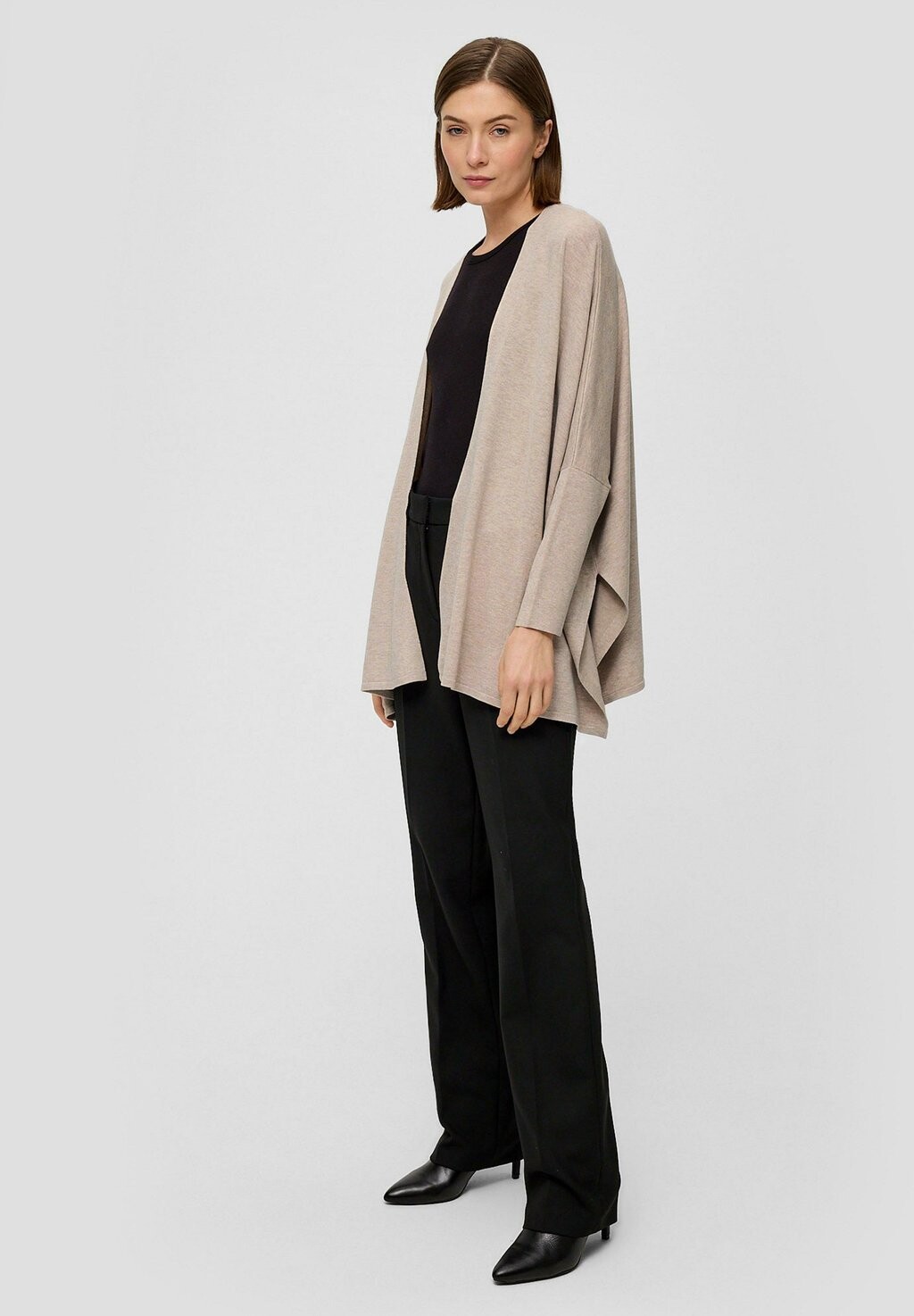 

Кардиган OFFENE IM LOOSE FIT s.Oliver BLACK LABEL, бежевый