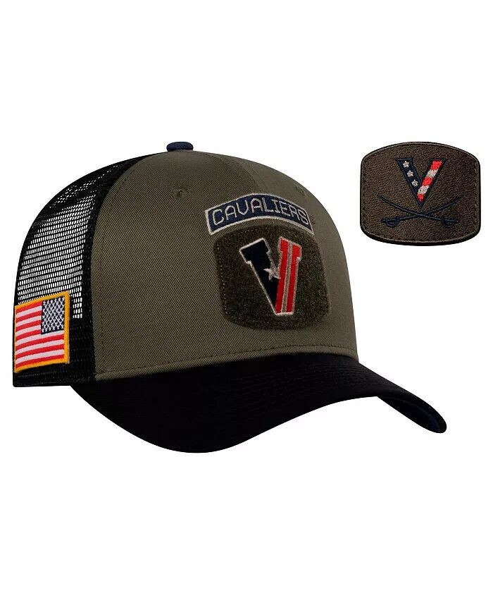 

Мужская оливковая/черная шляпа Virginia Cavaliers Military Appreciation Trucker Adjustable Nike