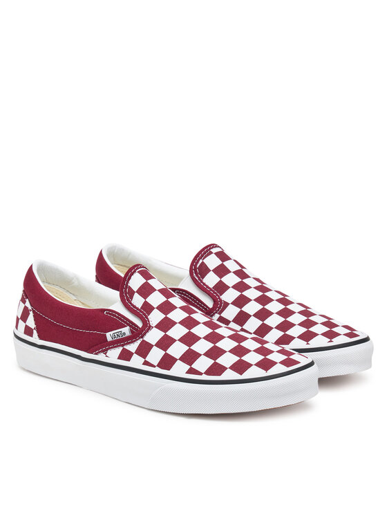 Тканевые кроссовки Classic Slip-On VN000D5PZCF1 Vans, красный — фото 2