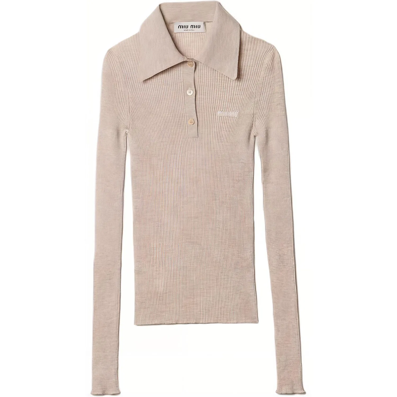 Свитер из кашемира женский MIU MIU, Sandy Beige