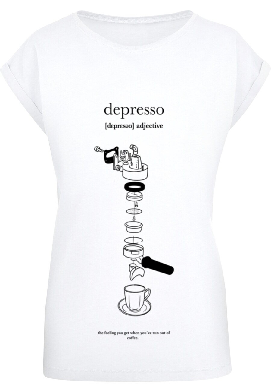 

Футболка Mister Tee Shirt Depresso, белый