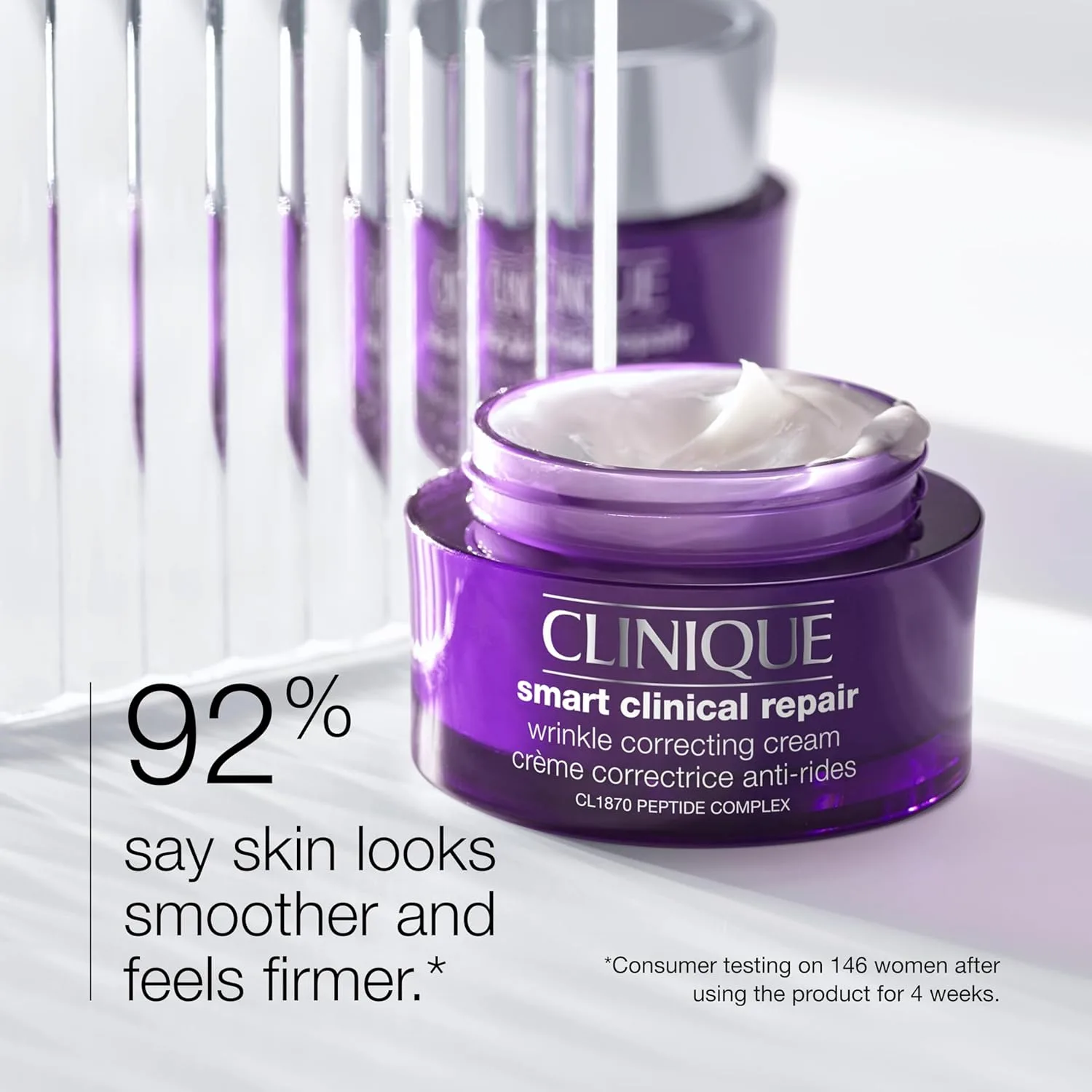 Крем для лица SPF CLINIQUE Smart Clinical Repair против морщин, с гиалуроновой кислотой и пептидами, подходит — фото 2