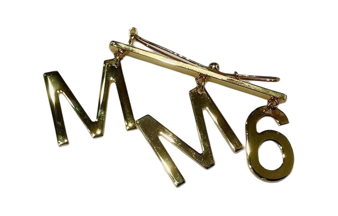 

Заколки для волос женские золотистые Mm6 Maison Margiela, золото