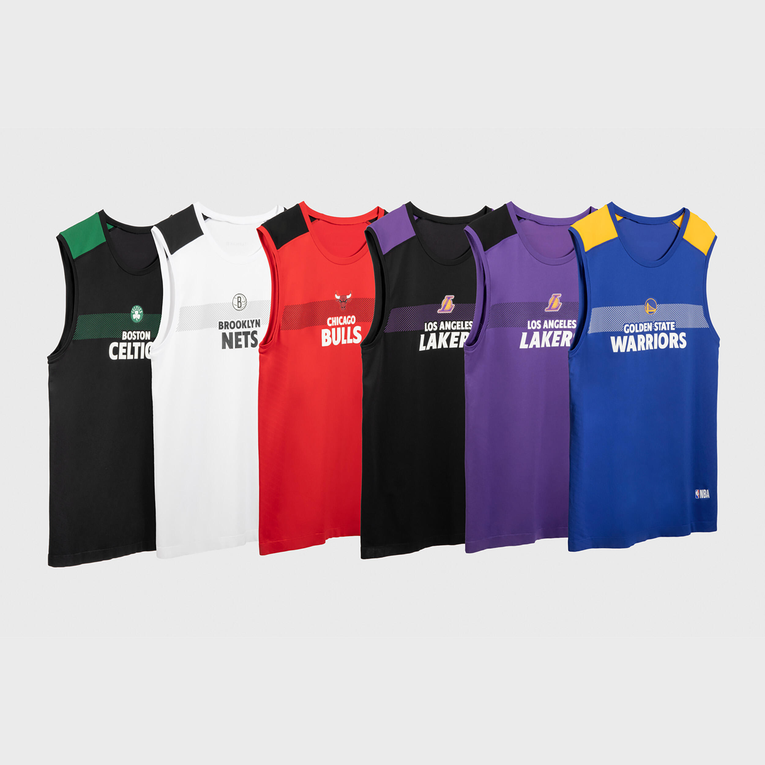 Мужская баскетбольная майка Tarmak UT500 - Golden State Warriors/синяя — фото 3