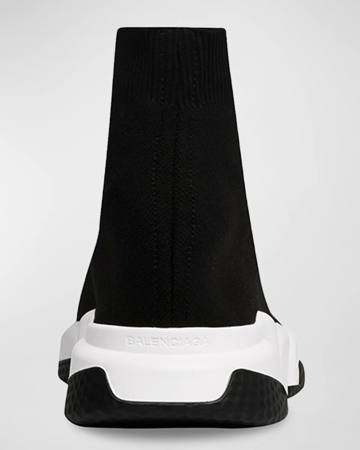 Кроссовки Speed ​​из переработанной вязки Balenciaga, цвет Black/White/Black — фото 3
