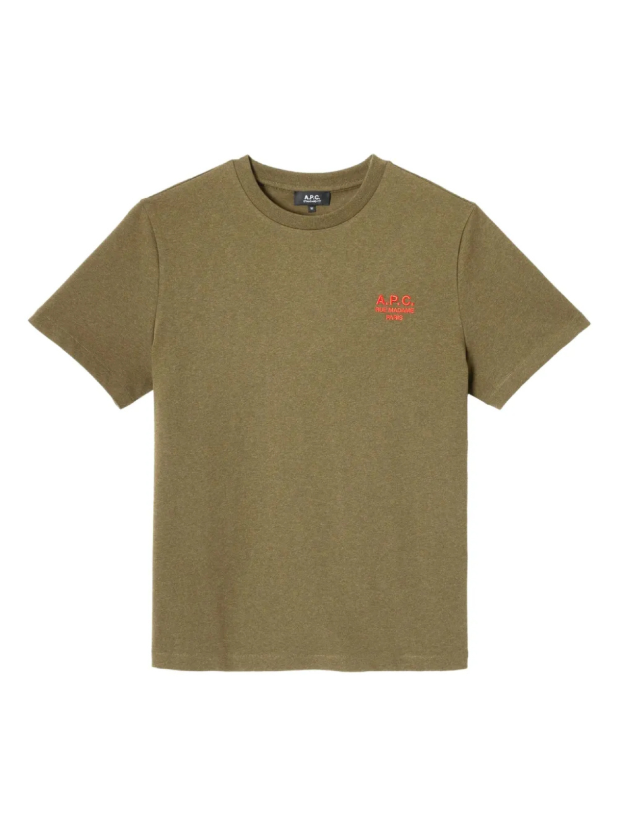 

A.P.C. футболка с логотипом, зеленый