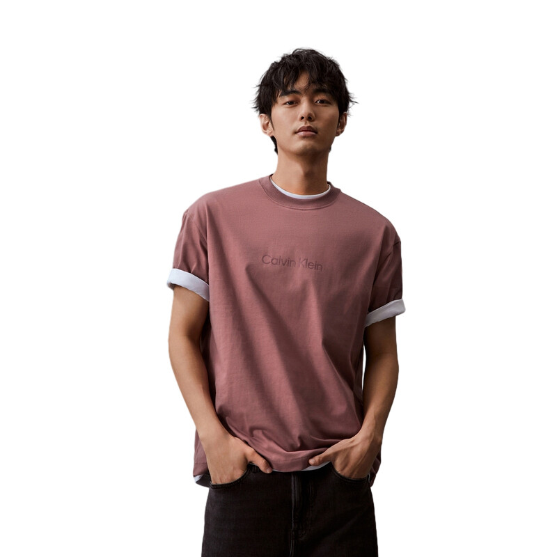 Футболка серии SS24 унисекс Calvin Klein, желтый — фото 4