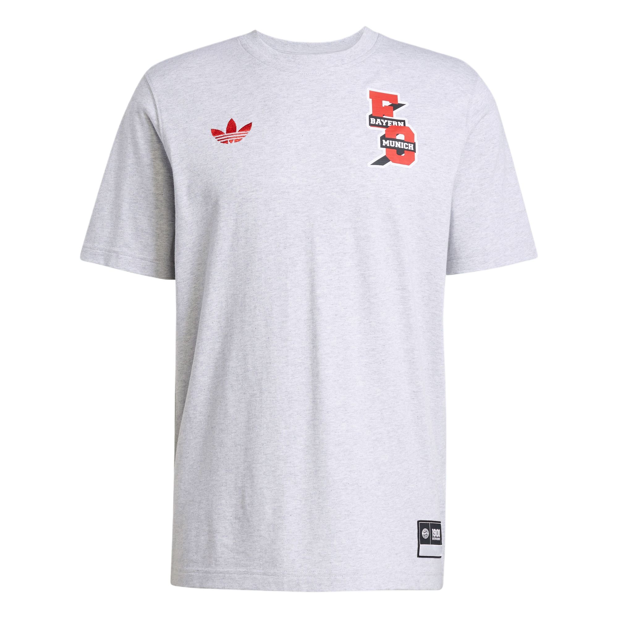 

Футболка VRCT мужская light gray heather flower Adidas Originals, светло-серый