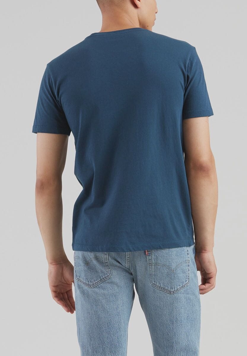 Футболка Noos, вышивка логотипа, мужская Levi's, темно-синий — фото 2