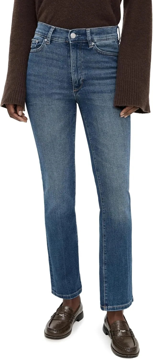 

DL1961 Женские джинсы Halle Straight High Rise Instasculpt