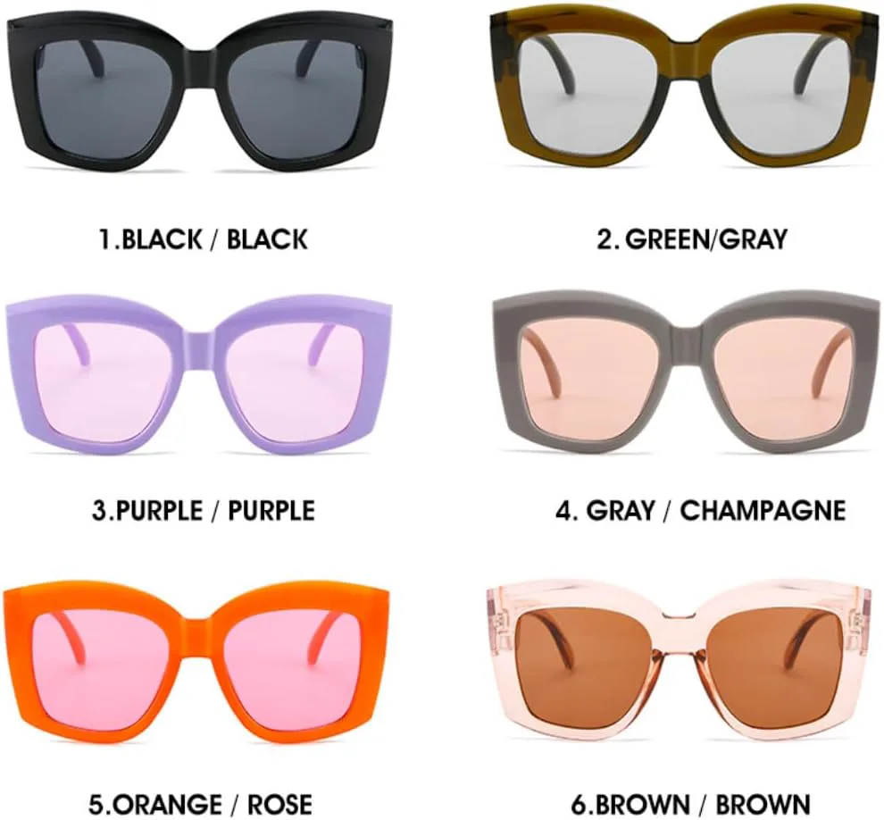 

Солнцезащитные очки с защитой UV400 | Зеленые, увеличенные, цветные линзы | для женщин и мужчин, для занятий спортом на открытом воздухе и вождения DSVIGF, 03