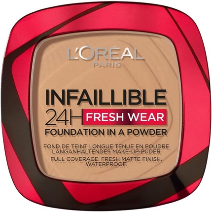 

Infaillible 24H Fresh Wear Foundation в порошке 300 янтаря, L'Oreal