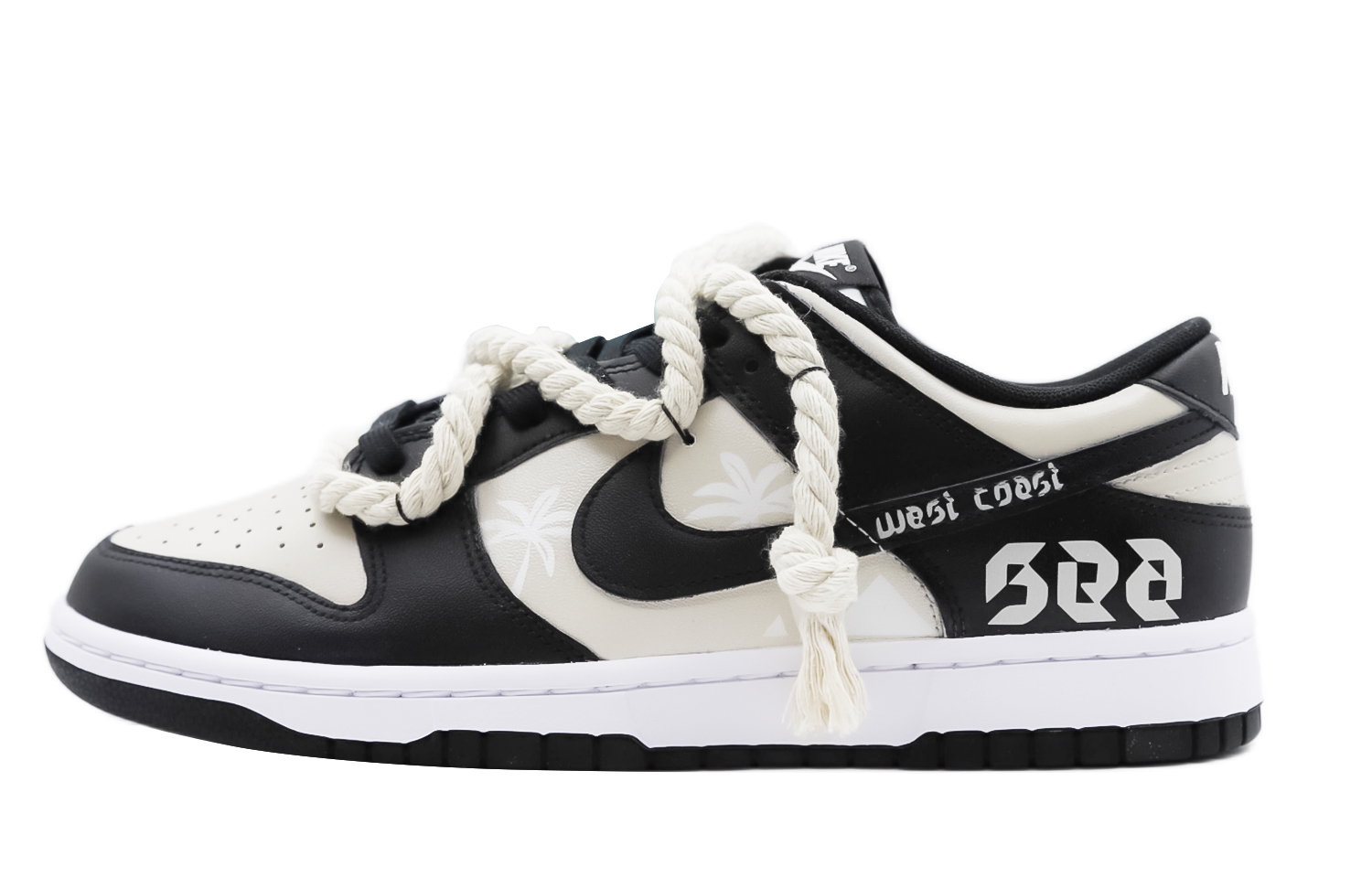 

Обувь для скейтбординга Nike Dunk Low унисекс, Black and White