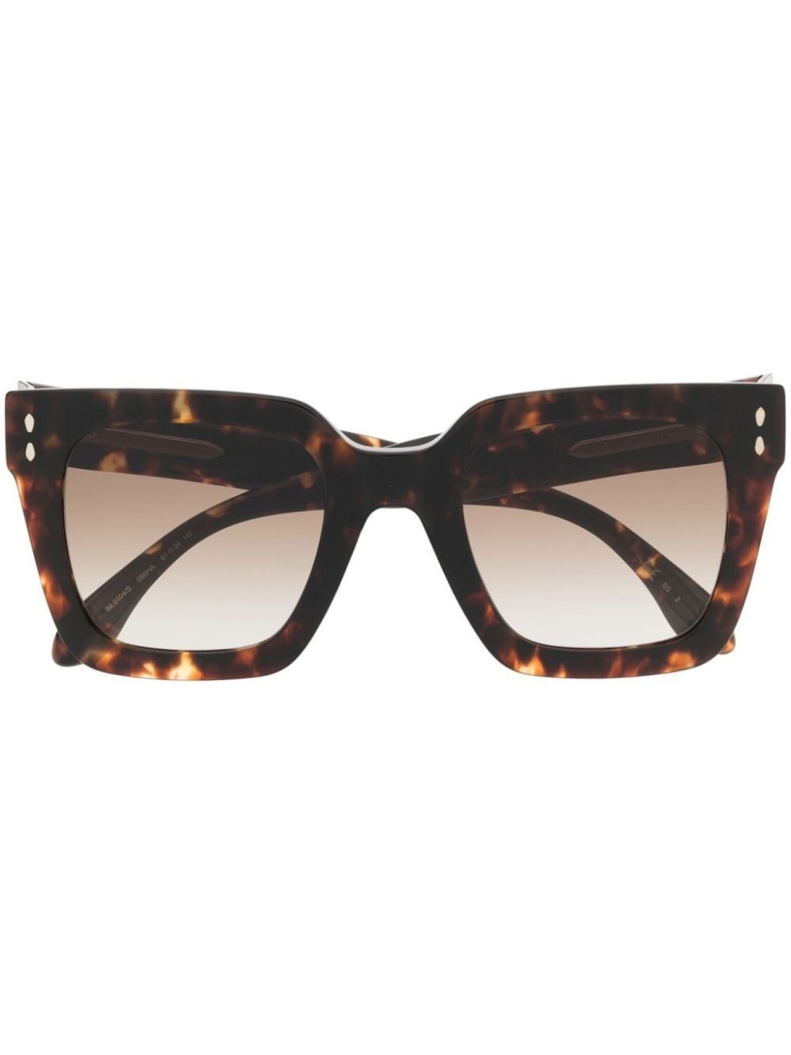 

Isabel Marant Eyewear солнцезащитные очки в квадратной оправе, коричневый
