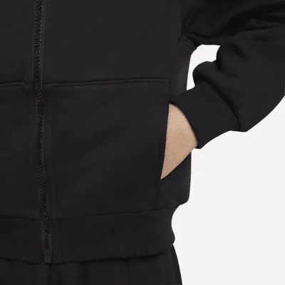 Худи Nike Sportswear Club Fleece Toddler Full-Zip Hoodie, черный — фото 4