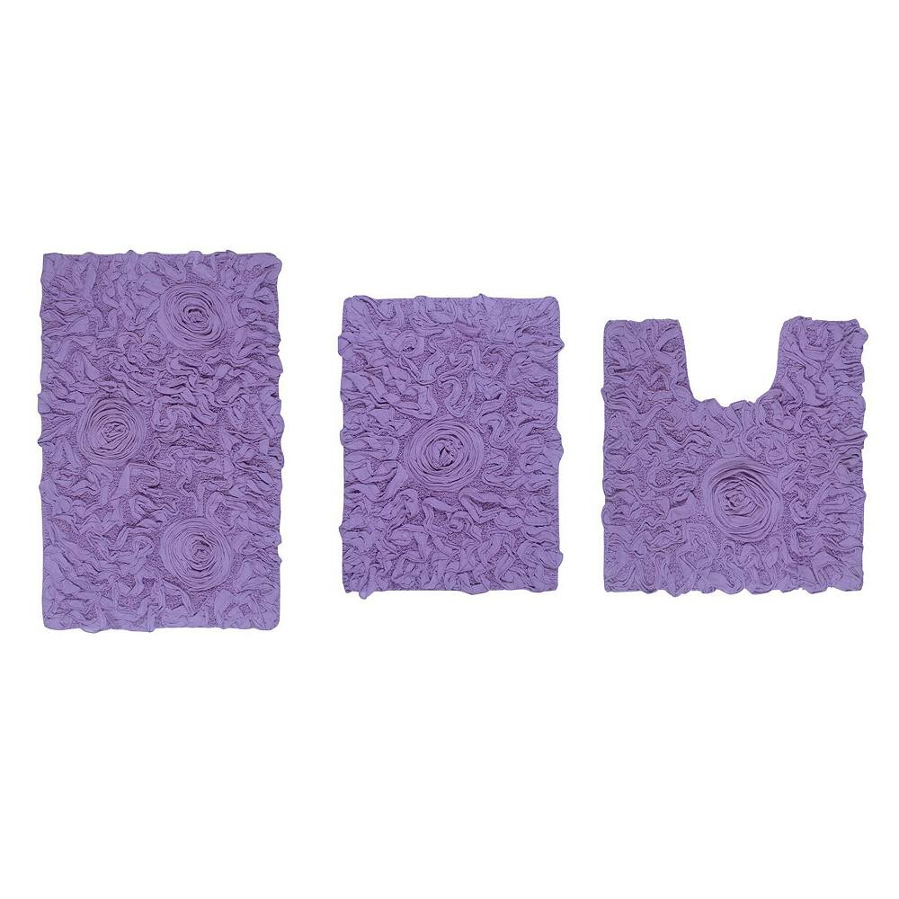 

Домашняя коллекция Weavers Bell Flower Коллекция 100% хлопка с тафтингом, очень мягкие и впитывающие коврики для ванной Home Weavers, фиолетовый
