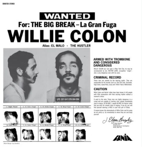 

Виниловая пластинка Colon, Willie: La Gran Fuga