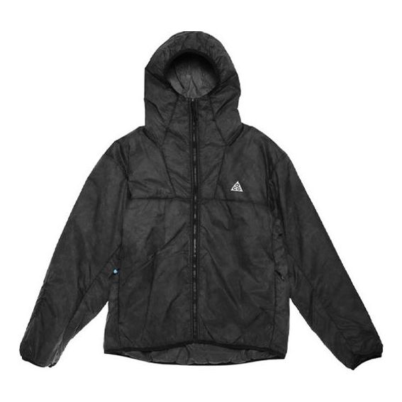 

Куртка Nike ACG Therma-FIT ADV Rope De Dope Solid Color Zipper hooded Long Sleeves Jacket Black, черный